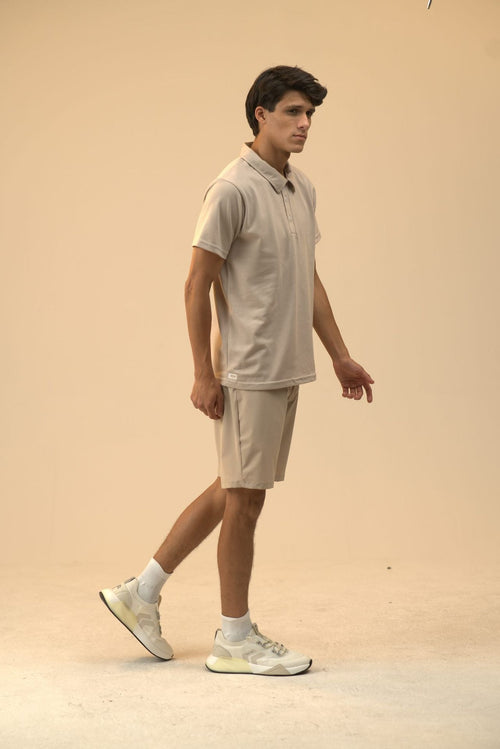 Camisa polo textura