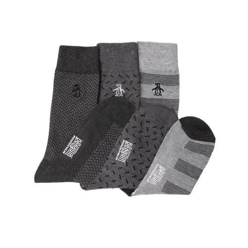 GE-T1018GRY CALCETINES BASICO TRIPACK