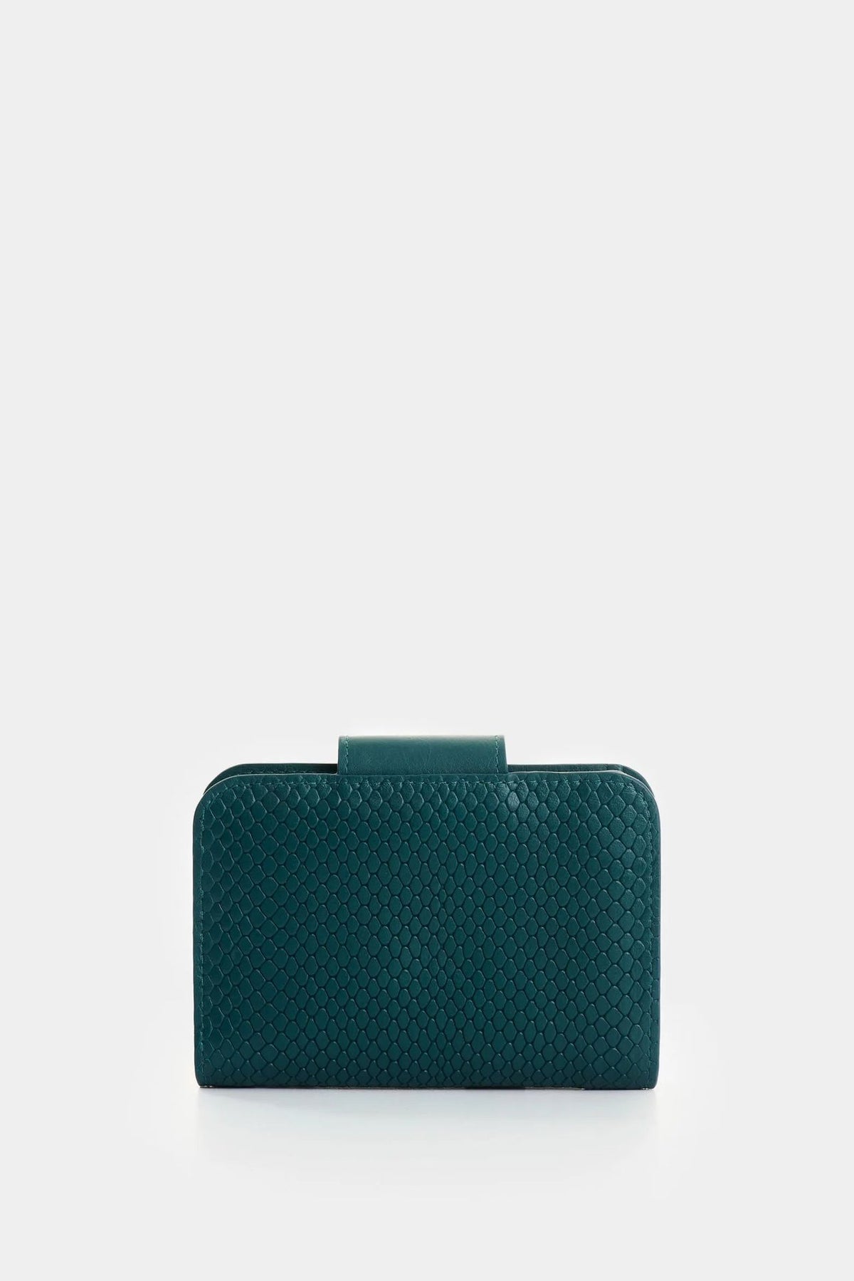Billetera Hiedra de cuero para mujer grabado