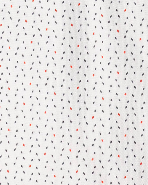 PX-0013501 Camisa de vestir slim fit minicheck bambú stretch blanco