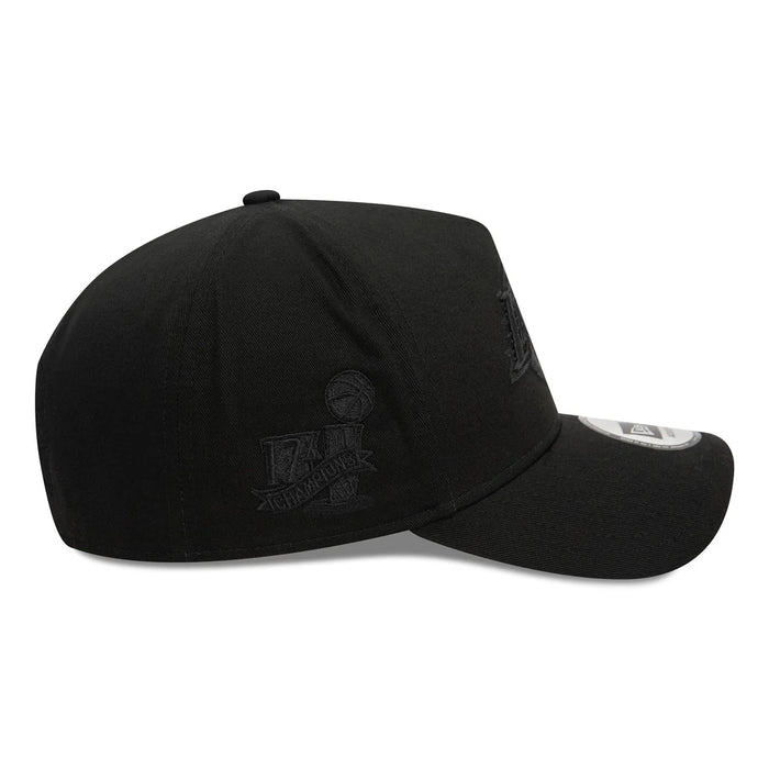 Los Angeles Lakers E-Frame Monochrome Black Cap