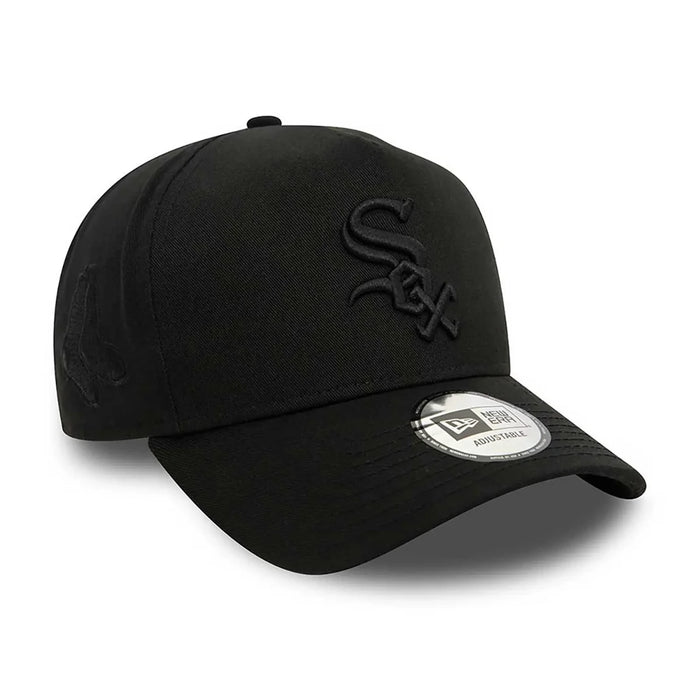 Chicago White Sox Monochrome Black 9FORTY E-Frame Adjustable Cap