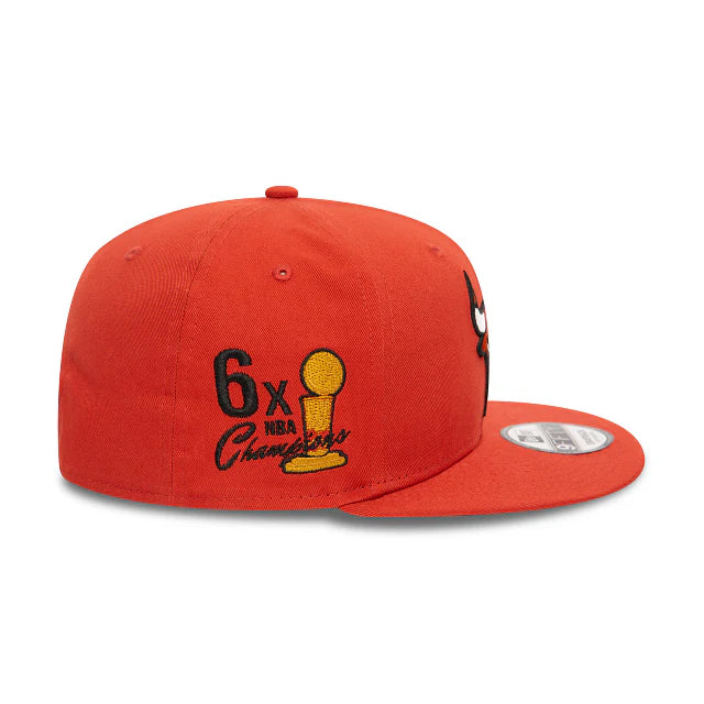 Chicago Bulls NBA Seasonal Flower 9FIFTY Snapback