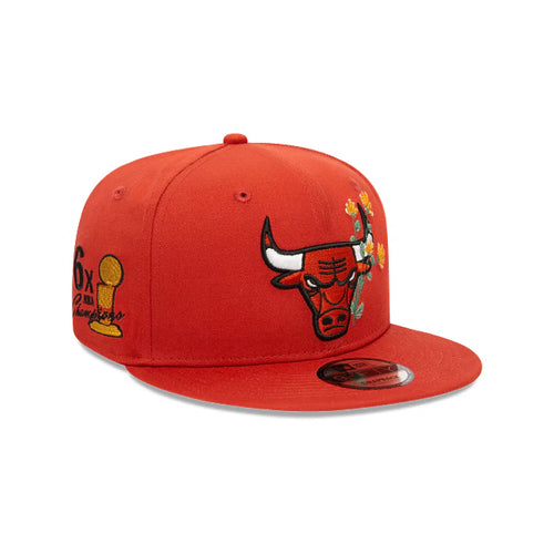 Chicago Bulls NBA Seasonal Flower 9FIFTY Snapback