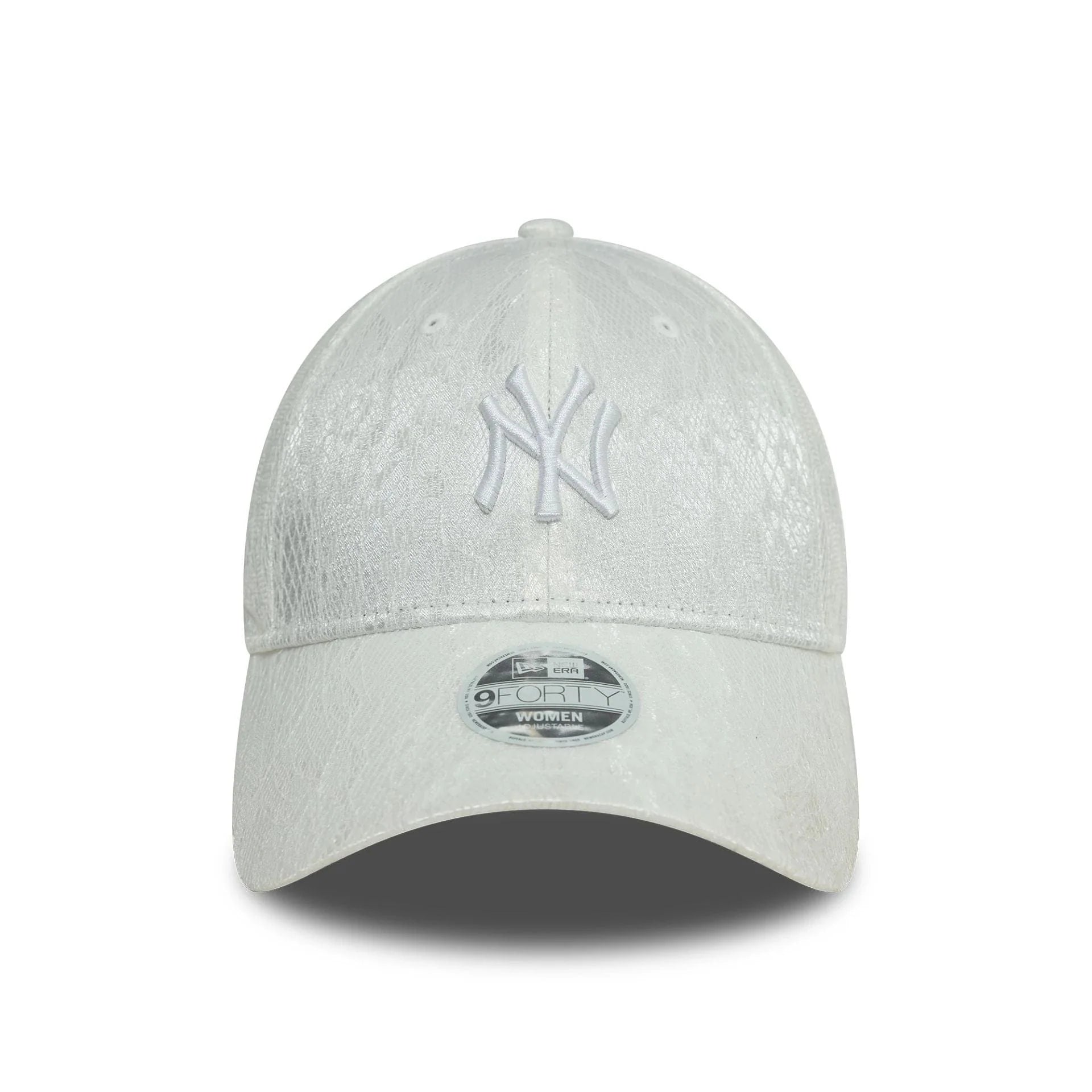 Gorra 9FORTY blanca de encaje New York yankees mujer