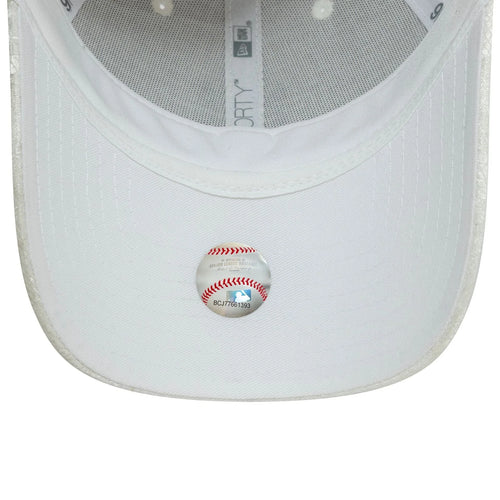 Gorra 9FORTY blanca de encaje New York yankees mujer