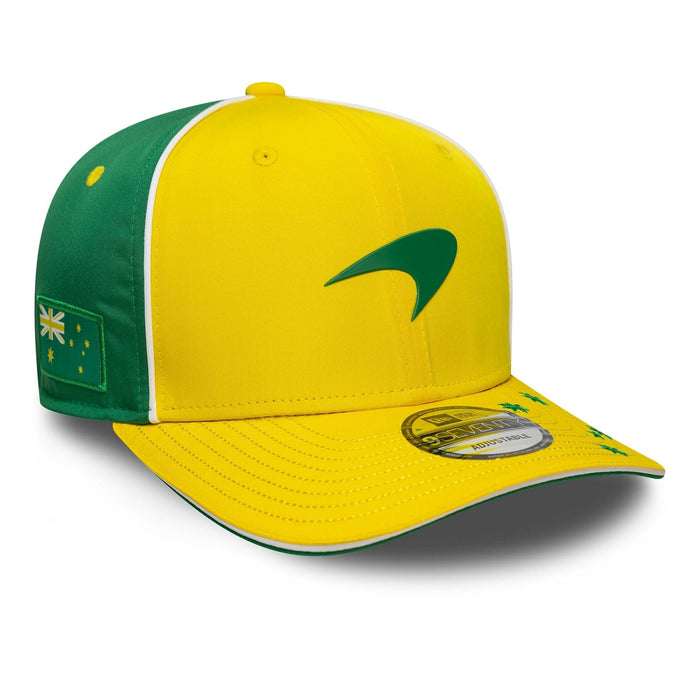 McLaren Racing Oscar Piastri Australia Race Special Green 9SEVENTY Stretch Snap Adjustable Cap