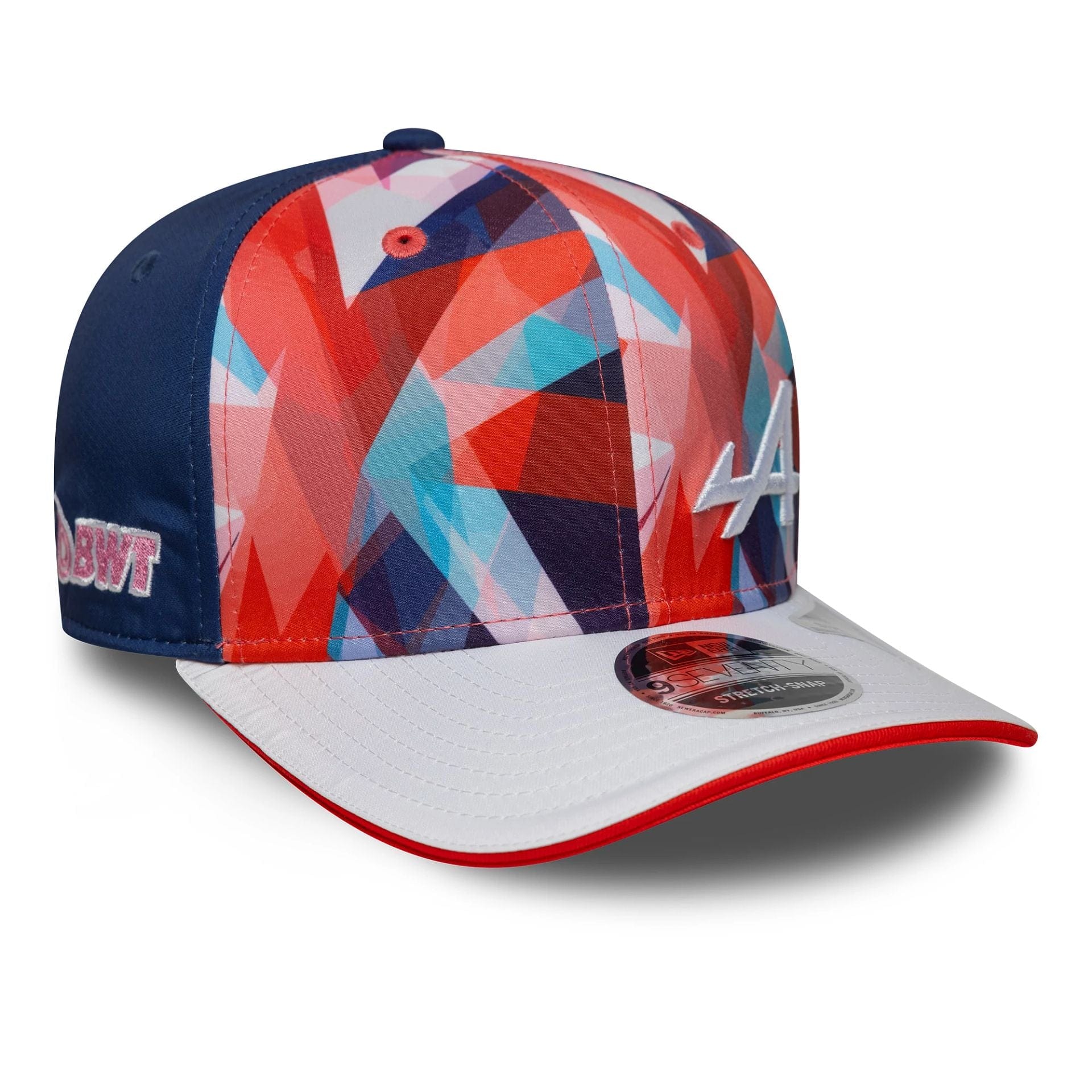 Alpine Racing Silverstone Race Special White 9SEVENTY Stretch Snap Adjustable Cap