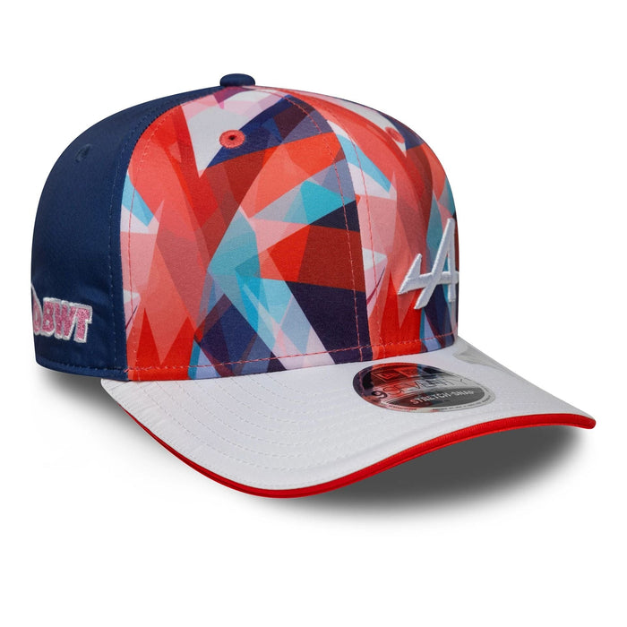 Alpine Racing Silverstone Race Special White 9SEVENTY Stretch Snap Adjustable Cap