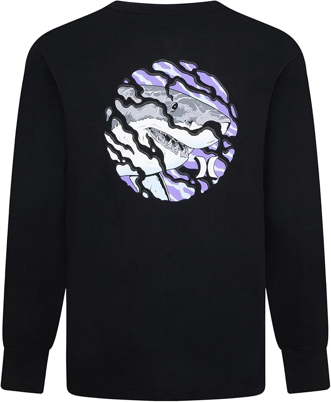 Camiseta de manga larga Hurley Tiburón para niño