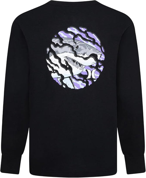Camiseta de manga larga Hurley Tiburón para niño