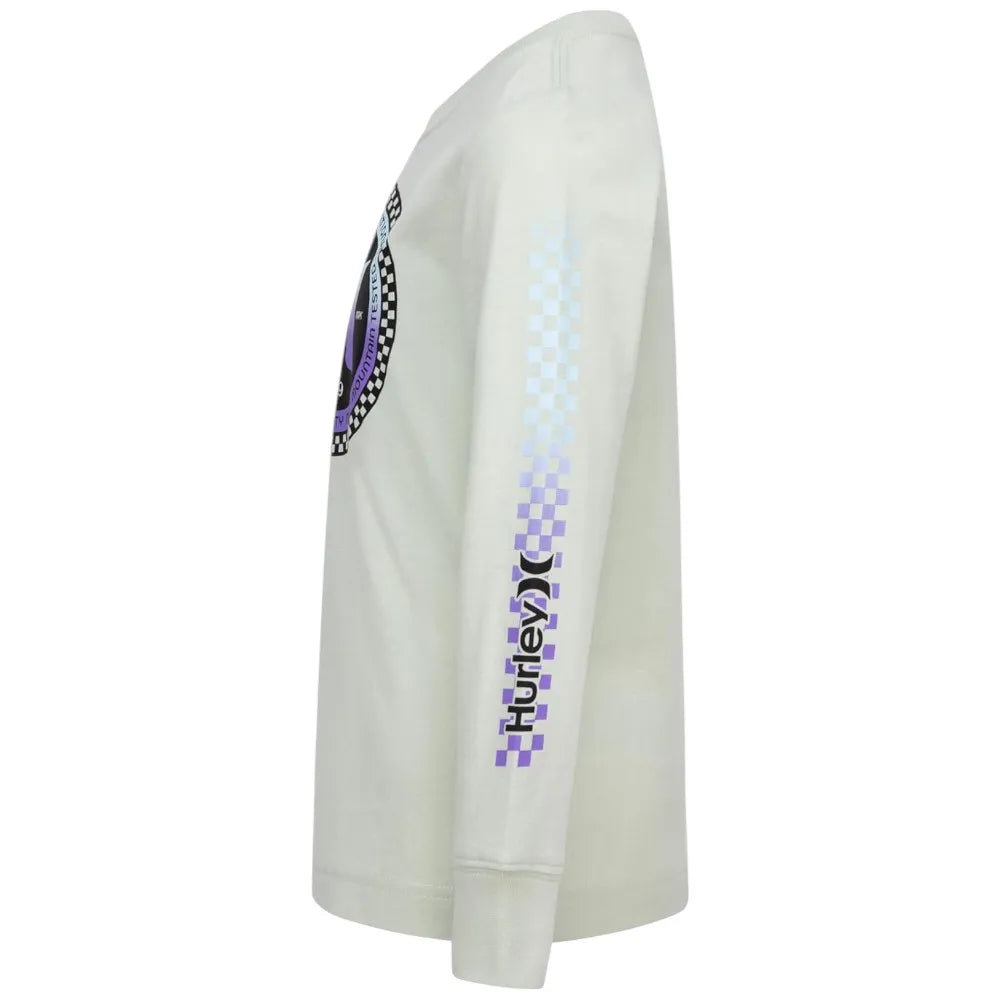 Camiseta blanca con estampado para niño Hurley