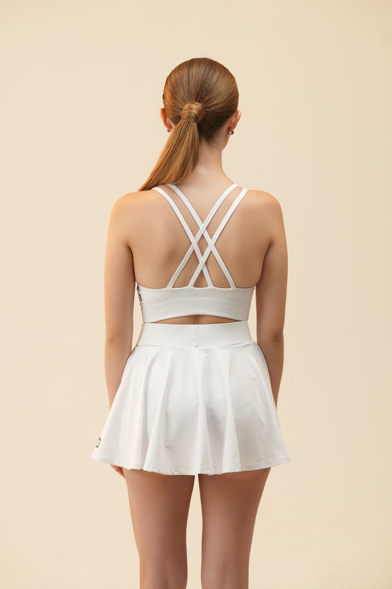 Falda tennis flowy