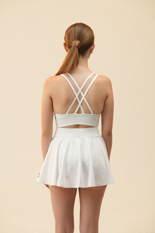 Falda tennis flowy