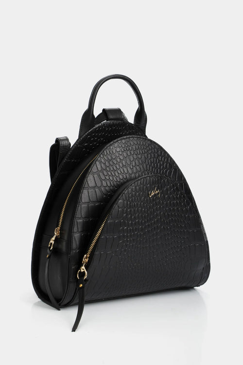 1023041 Mochila de cuero grabado