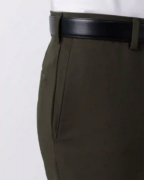 ME-0045307 Pantalón de vestir manhattan slim fit 4way stretch verde