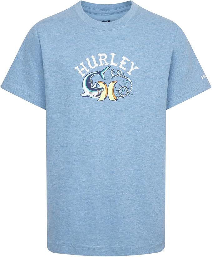 Hurley Camiseta Shark Flash para niño