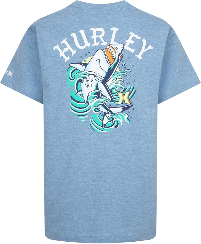 Hurley Camiseta Shark Flash para niño