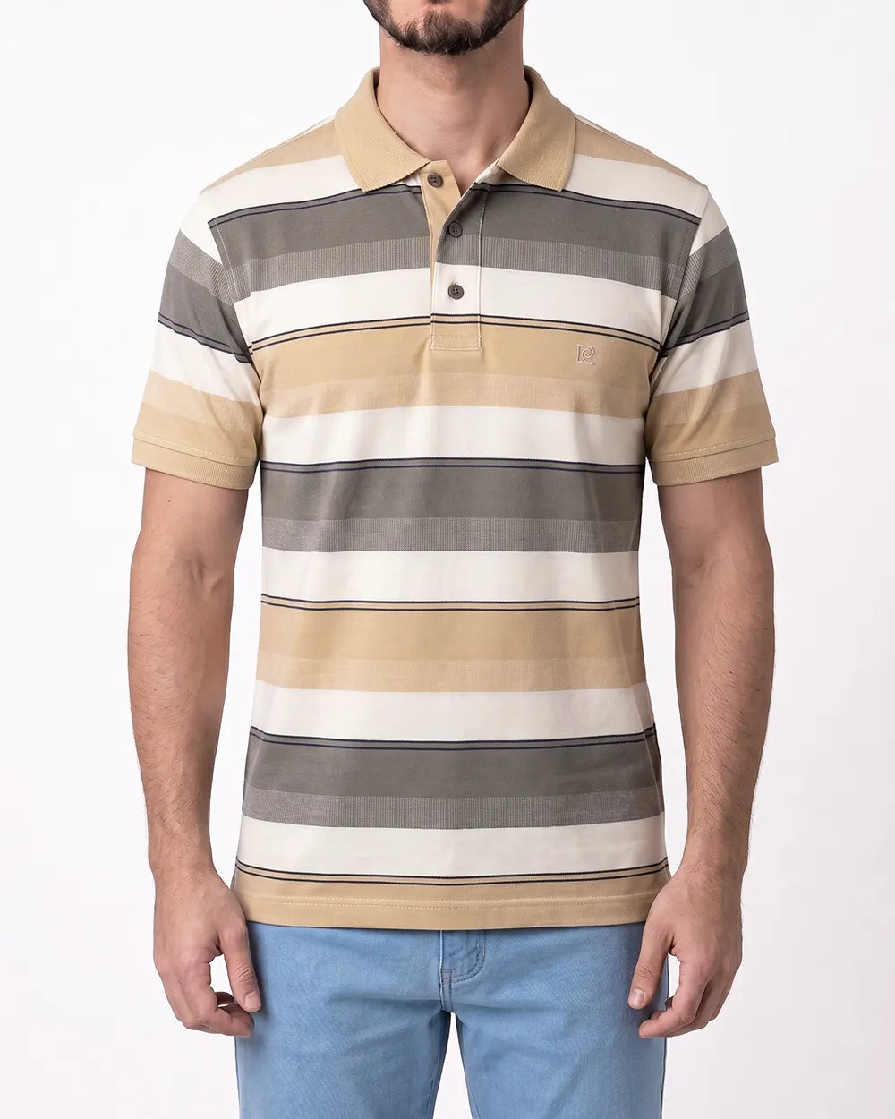 XT-0066802 Camisa sport slim fit beige