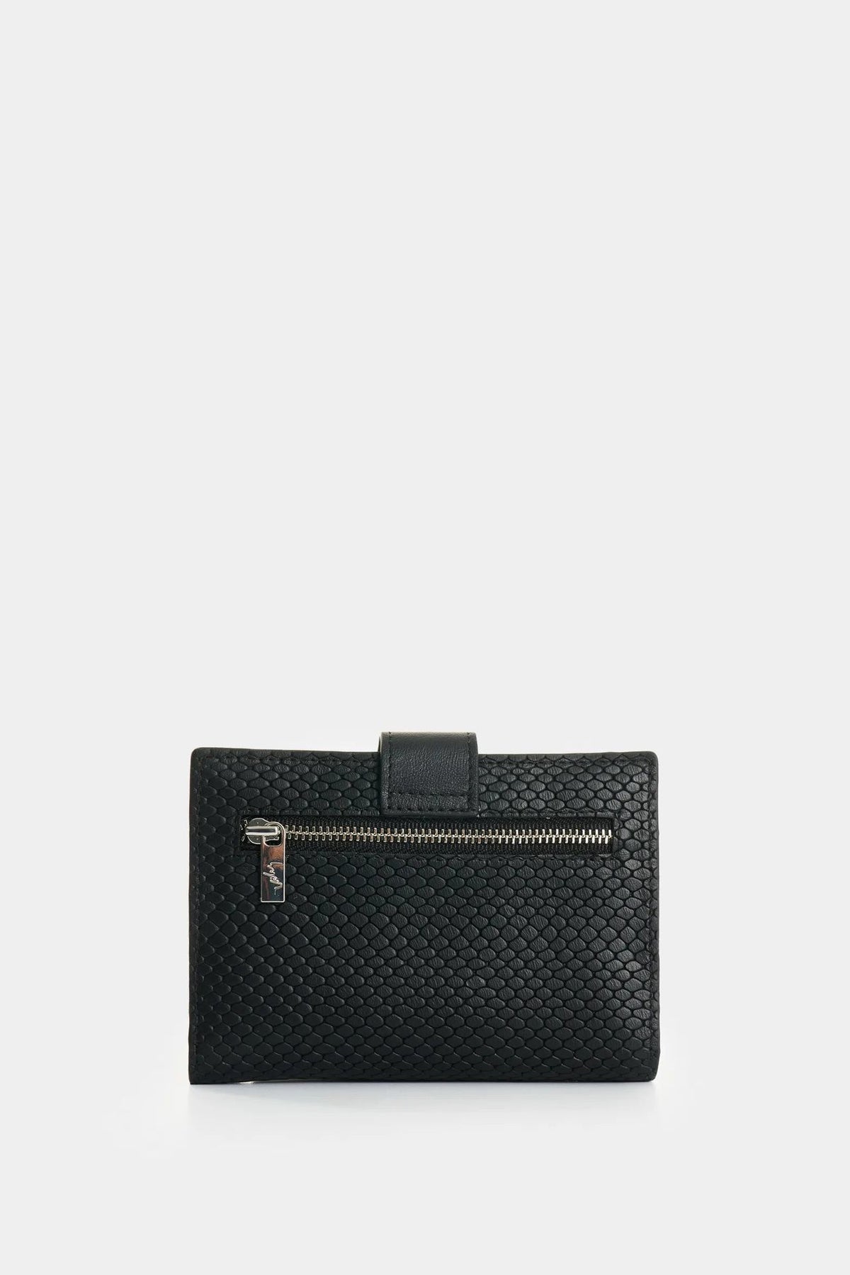 Billetera de cuero grabado para mujer Aria