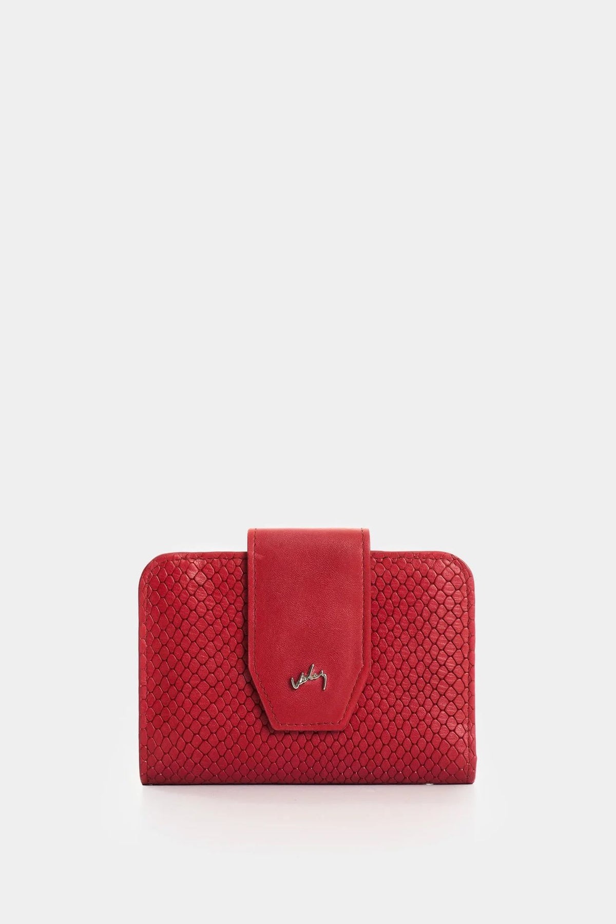 Billetera Hiedra de cuero para mujer grabado