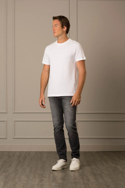 1033203 Camiseta perú cuello redondo para hombre basica jersey