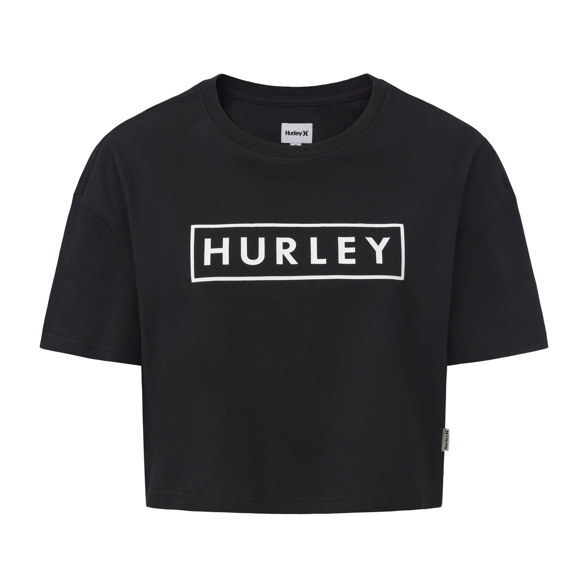 HZ261T60013-100-BLOCKED LOGO SS TEE