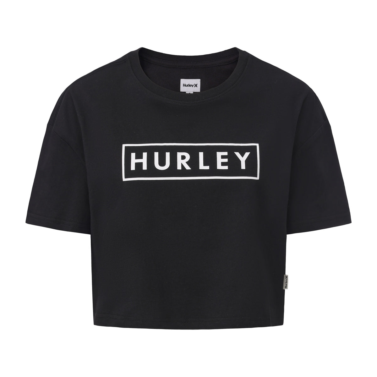 HZ261T60013-100-BLOCKED LOGO SS TEE