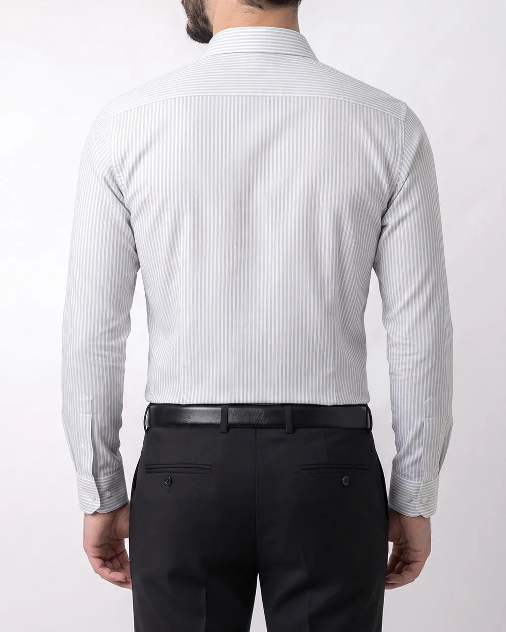 KL-0000101 Camisa slim fit rayas