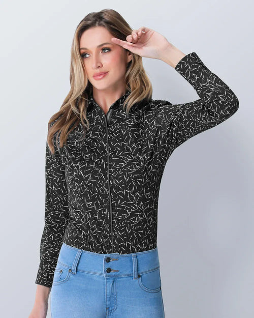 Blusa camisera estamapado