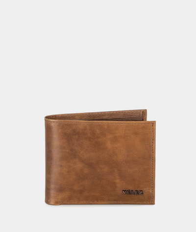 BILLETERA SALVAJE DE CUERO PARA HOMBRE MONEDERO INTERNO
