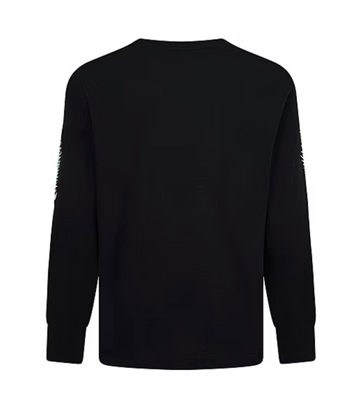 Camiseta gráfica de manga larga y cuello redondo para niño Hurley