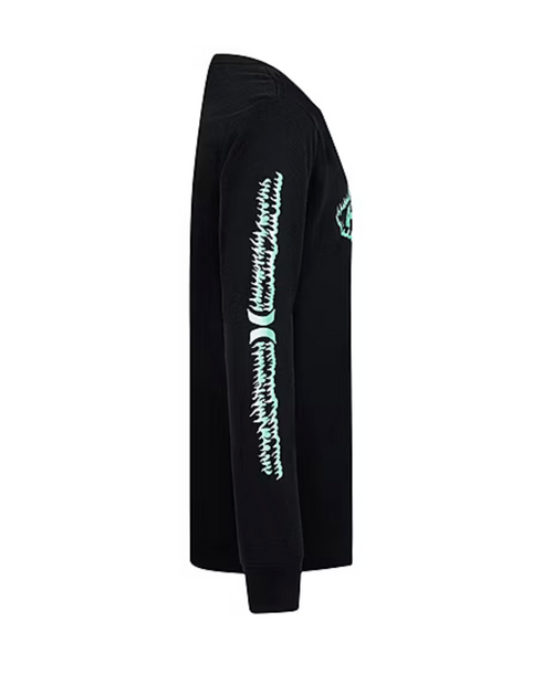 Camiseta gráfica de manga larga y cuello redondo para niño Hurley