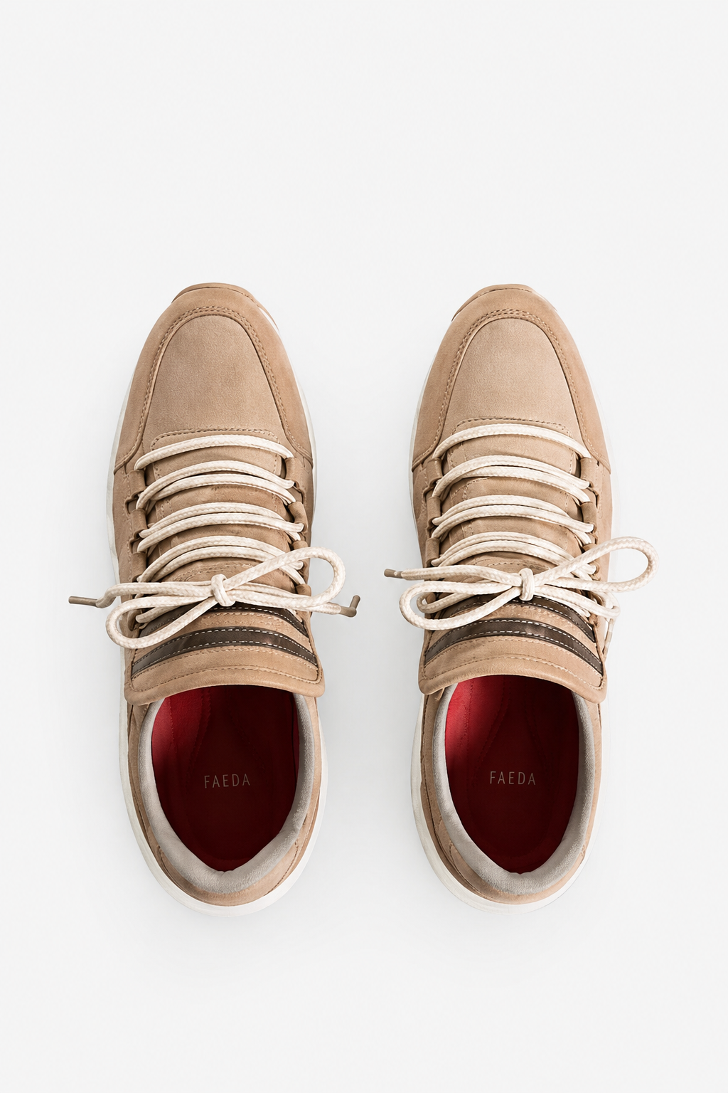 ZAPATOS CORDÓN NAPOLES 2.0 DE CUERO PARA MUJER PUNTERAS EN CONTRASTE