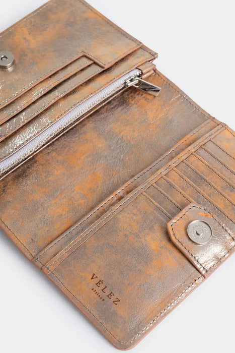 Manos libres Buda de cuero folia para mujer depurado.