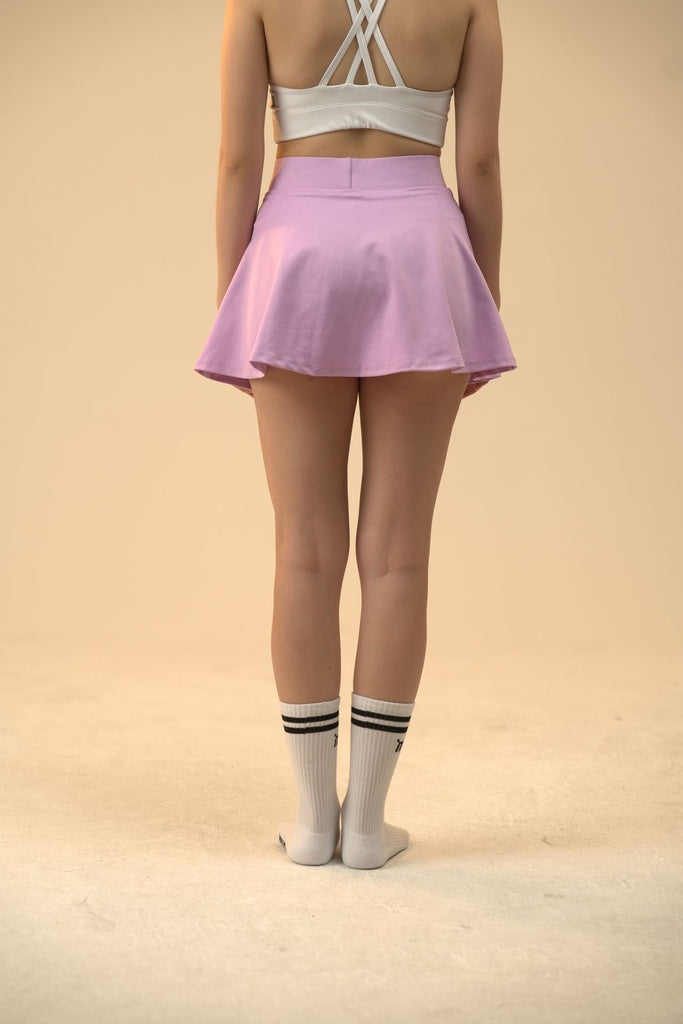Falda tennis flowy
