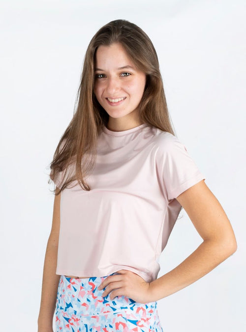 Camisa amarre atrás manga corta