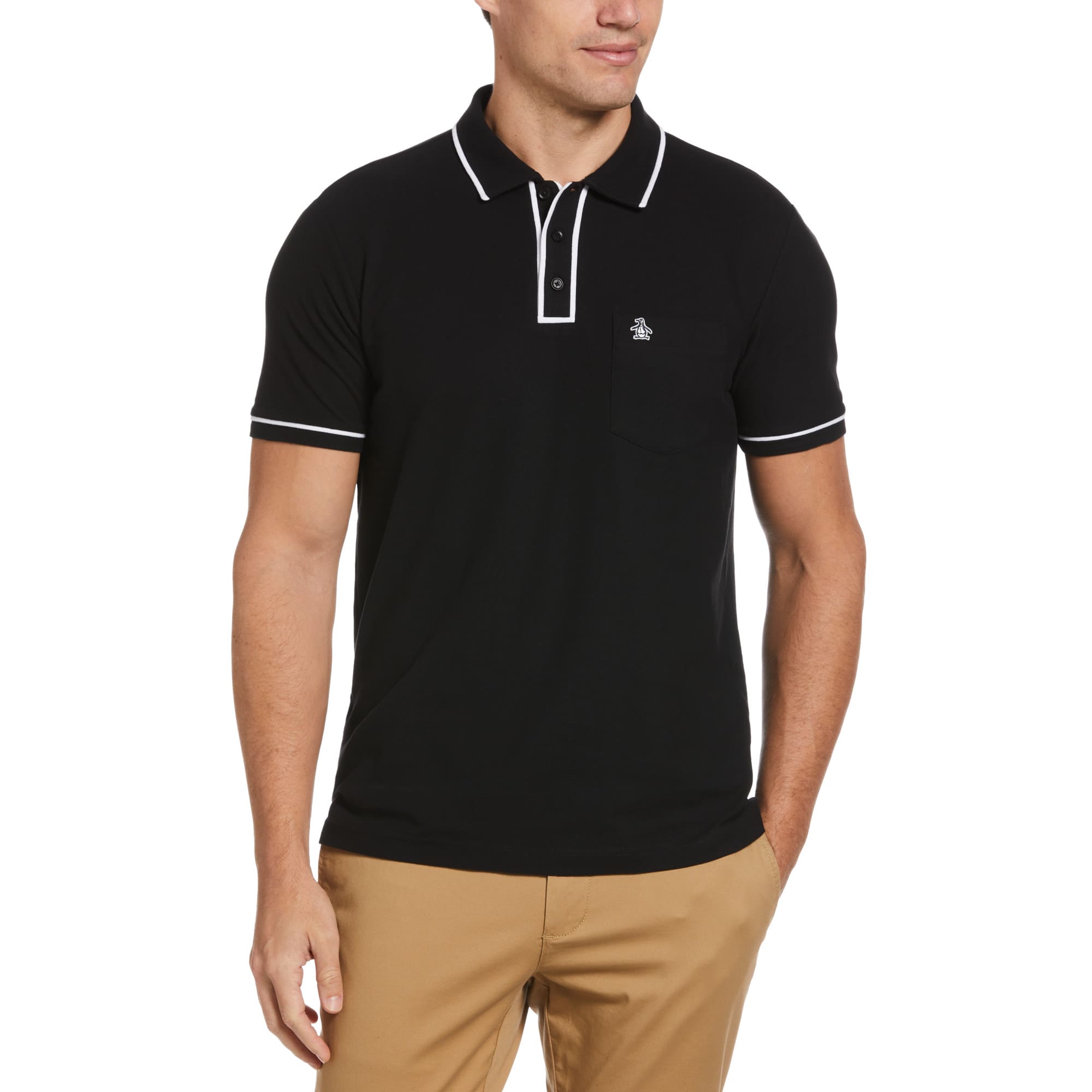 POLO EARL BASICA LISA PIQUE MANGA CORTA