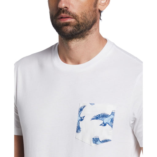 CAMISETA MODA CON BOLSA ALGODON MANGA CORTA