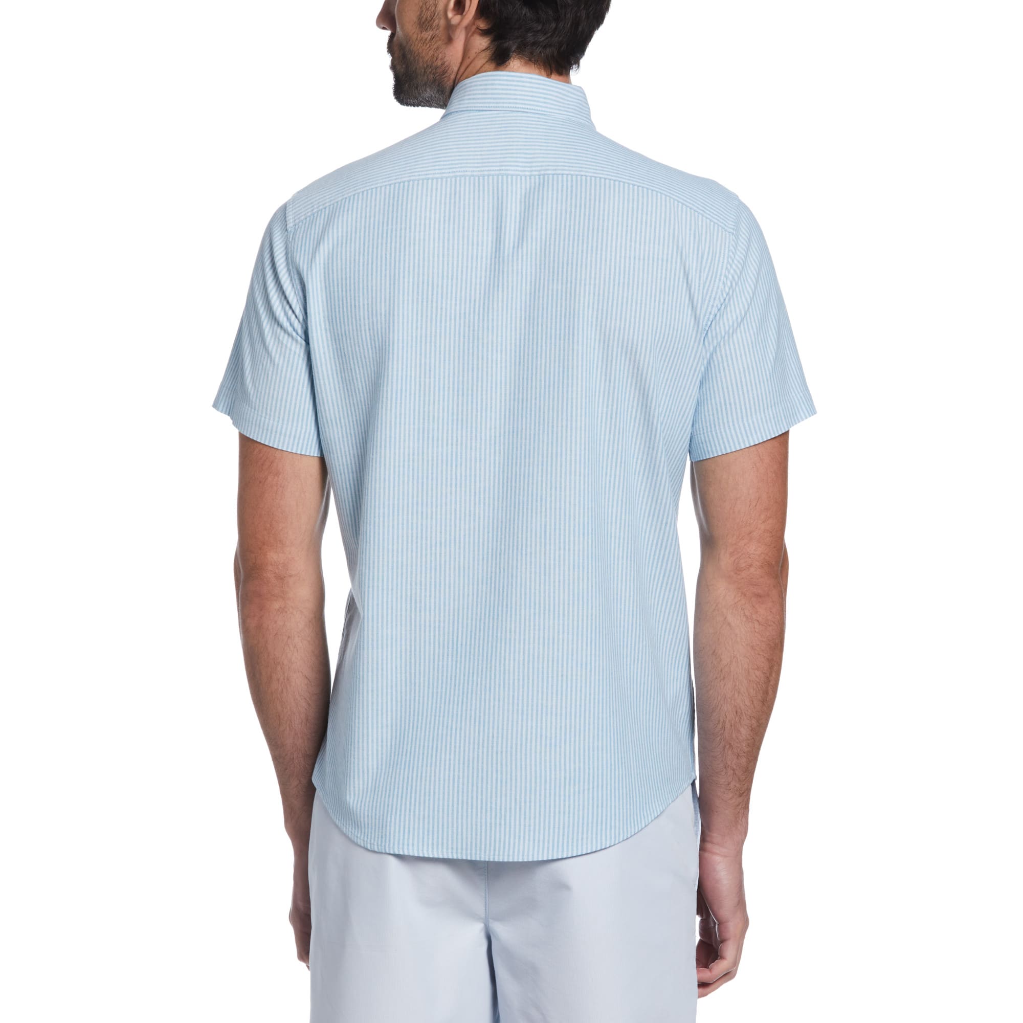 CAMISA MODA RAYAS OXFORD MANGA CORTA
