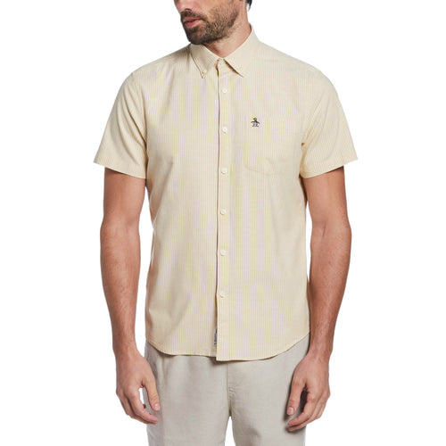 CAMISA MODA RAYAS OXFORD MANGA CORTA