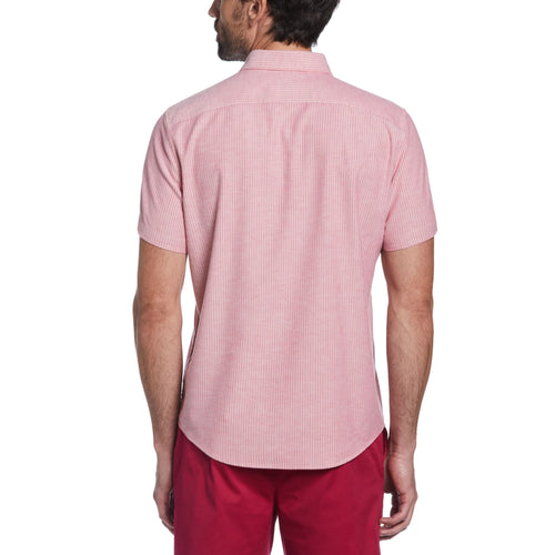 CAMISA MODA RAYAS OXFORD MANGA CORTA
