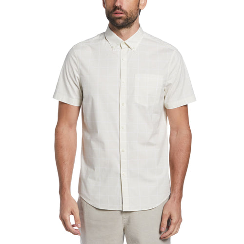 CAMISA MODA CUADROS MANGA CORTA