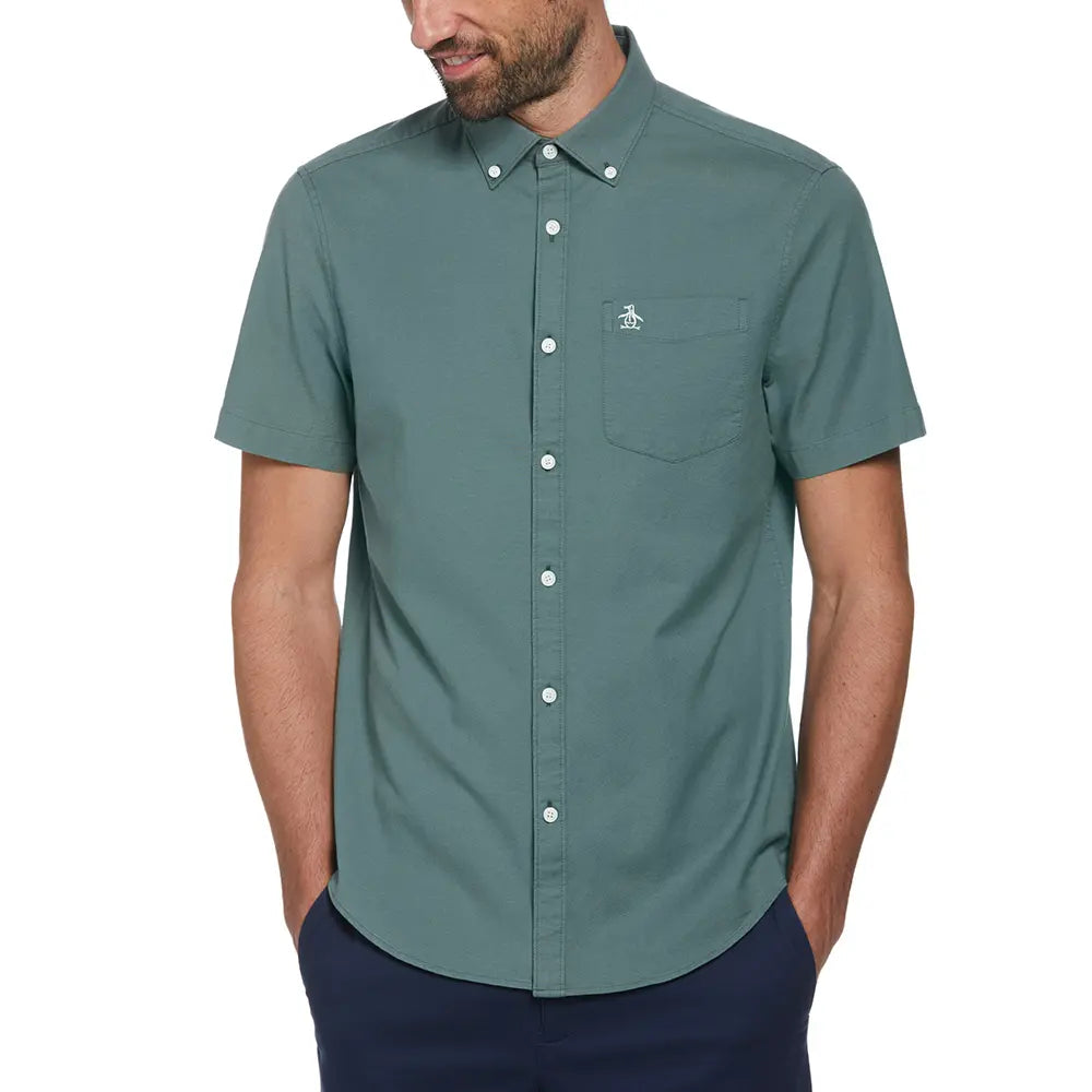 CAMISA MODA RAYAS OXFORD MANGA CORTA