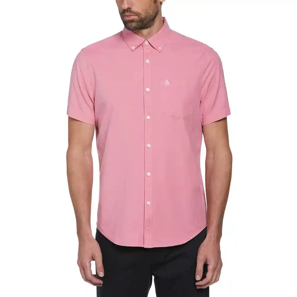 CAMISA MODA RAYAS OXFORD MANGA CORTA