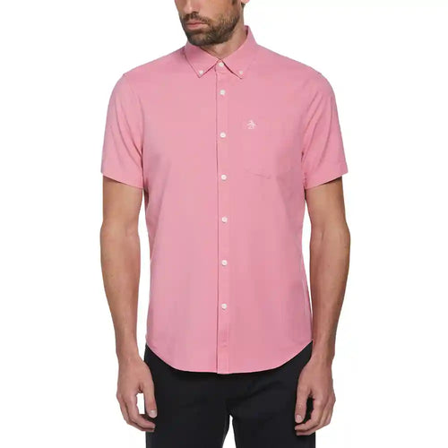 CAMISA MODA RAYAS OXFORD MANGA CORTA