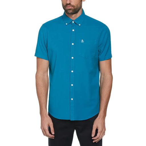 CAMISA MODA RAYAS OXFORD MANGA CORTA