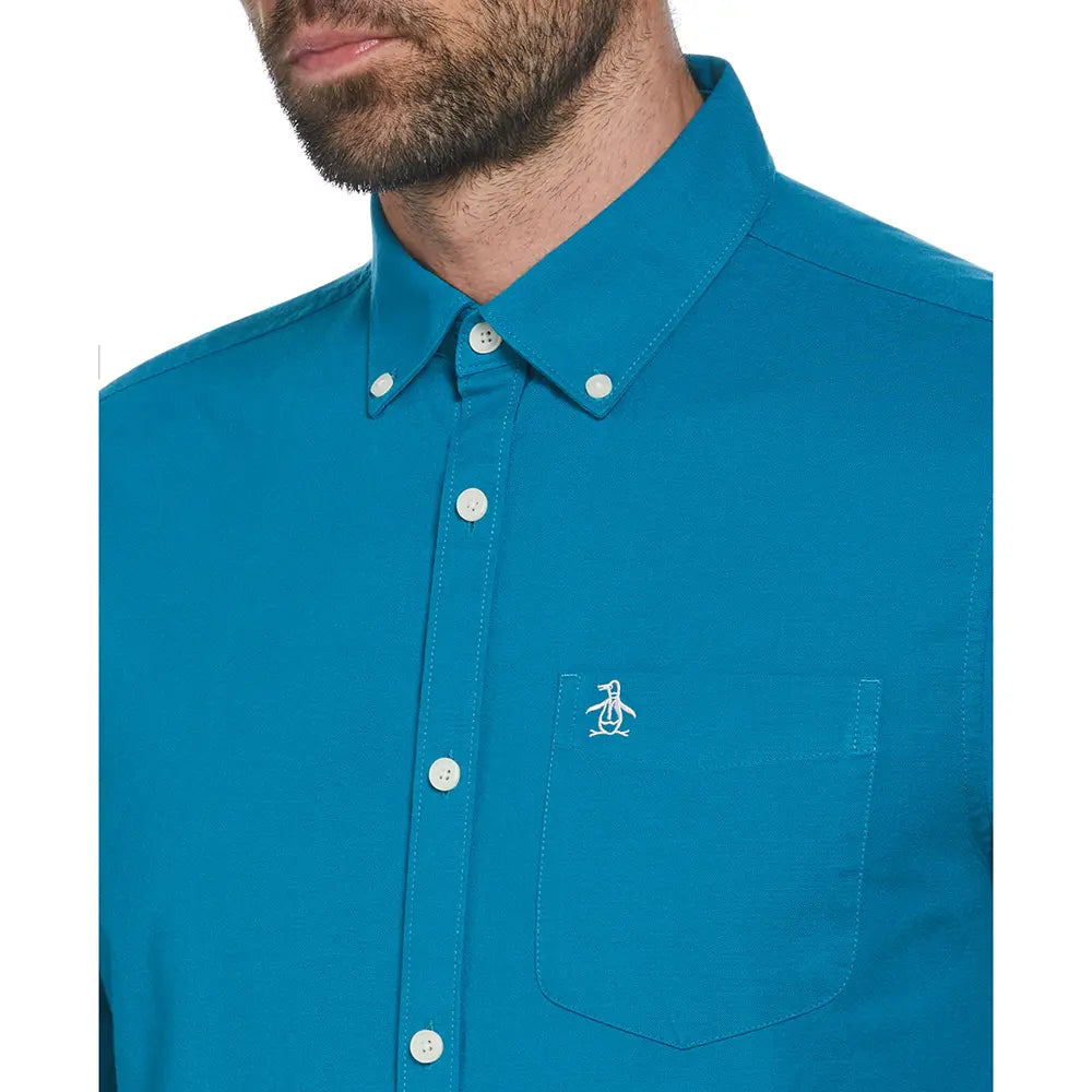 CAMISA MODA RAYAS OXFORD MANGA CORTA