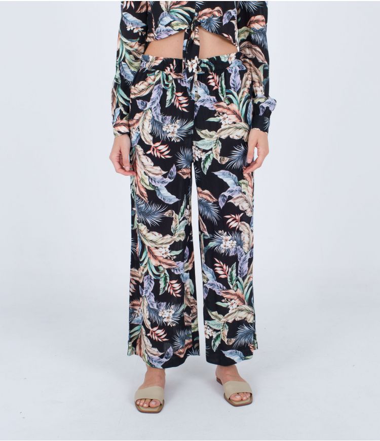 PANTALON LARGO DE MUJER HURLEY