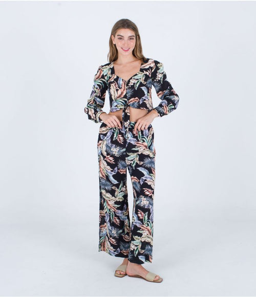 TOP CROPPED MANGA LARGA MUJER HURLEY